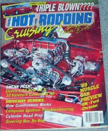 POPULAR HOT RODDING 1988 OCT - 32 VALVE OVERHEAD CAM MOUSE